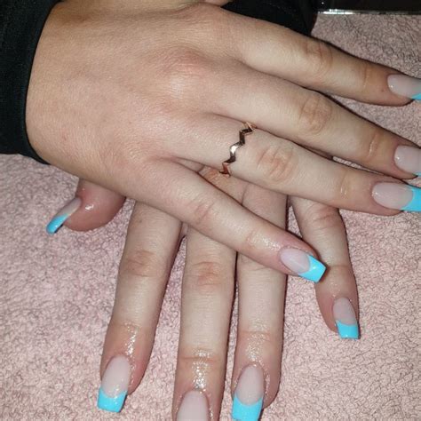 sky blue french tip 1.5